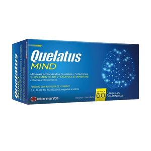 Quelatus Mind 60   Caixa com 60 Cápsulas