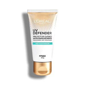 Protetor Solar Facial FPS60 Loréal Uv Defender Antioleosidade 40G