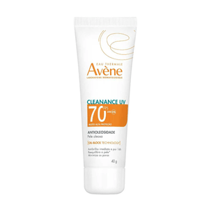 Protetor Solar Facial FPS70 Avène Cleanance UV Antioleosidade - Bisnaga com 40g