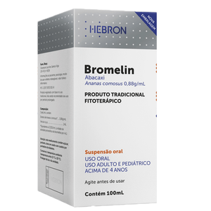 Bromelin 0.88g/mL Suspensão Oral - Frasco com 100mL