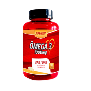 Ômega 3 Suprafort 1000mg   Frasco com 120 Cápsulas