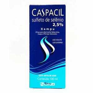 Caspacil 25mg/mL Shampoo - Frasco com 100mL