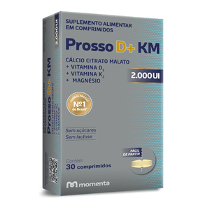 Prosso D+ KM 2000UI com 30 Comprimidos