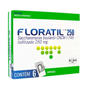 Floratil AT 250mg   Caixa com 6 Cápsulas