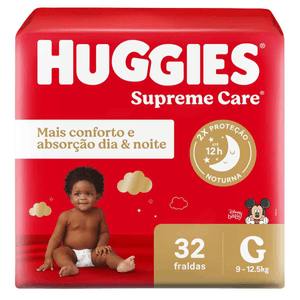 Fralda Huggies Supreme Care Disney Baby G   32 unidades