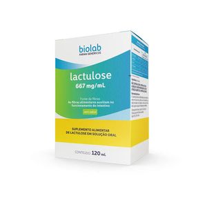 Lactulose 667mg/mL Solução de 120mL