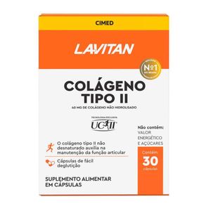 Lavitan Colágeno 40mg   Caixa com 30 Cápsulas