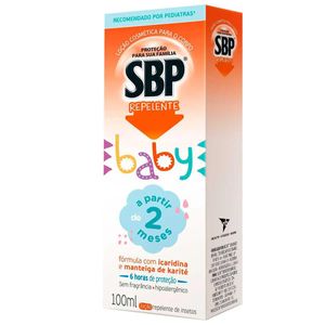 SBP Baby sem Fragrância Repelente Loção 100mL