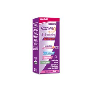 Esalerg Gotas 1.25MG/ML Solução oral (gotas)   Frasco com 20 mL