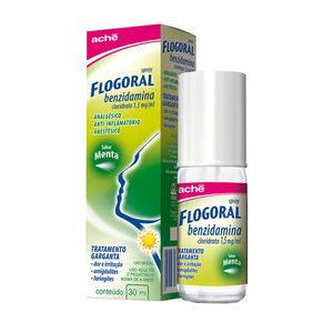 Flogoral 1.5mg/mL Sabor Menta - Frasco-Spray com 30mL