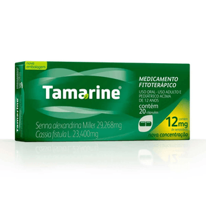 Tamarine 12mg   Caixa com 20 Cápsulas