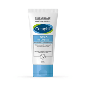 Cetaphil Loção de Limpeza Pele Normal a Seca e Sensível 59mL